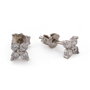 Heliophilia Silver Pendiente de plata 10644ROD, Plata de Ley 925, Tamaño 4.6 x 4.6 mm